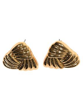 Heaven Mayhem Tri 18K-Gold-Plated Drop Earrings in Gold